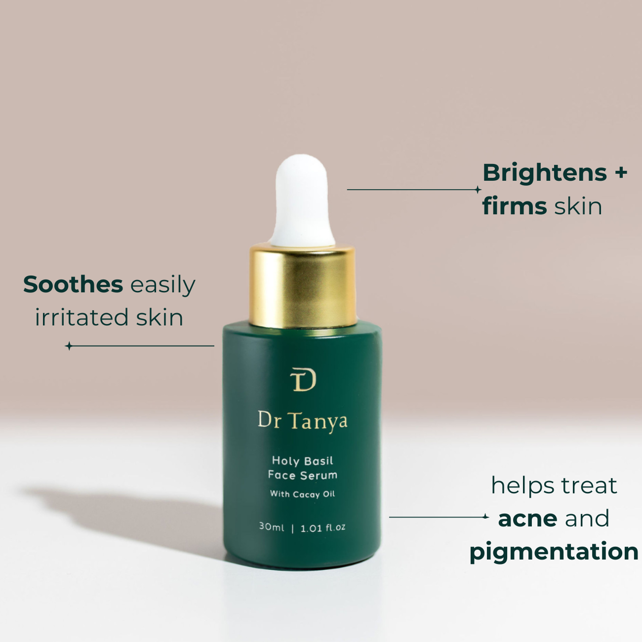Holy Basil Face Serum with Tulsi Complex | Dr Tanya Skincare